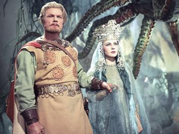 Летний библиозал. Показ фильма  «Садко»