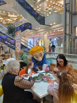 Мастер-класс брошь «Веточка калины»