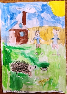 Зубатенко Лев, 6 лет, «Страшный рассказ»